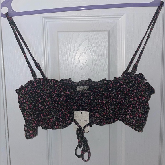 *230.  Free People Picnic Ruffle Bandeau Top - Picture 4 of 12